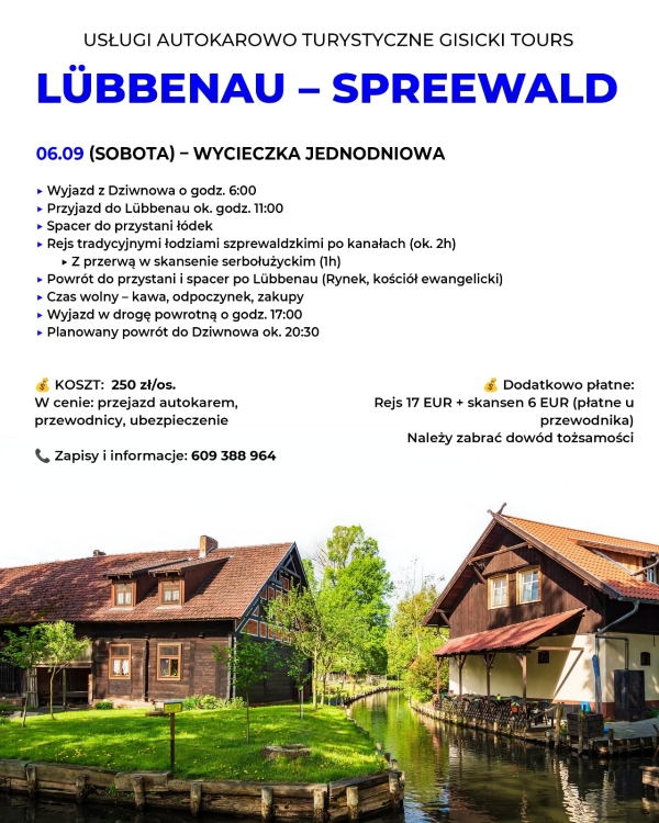 Wycieczka Lubbenau - Spreewald